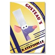 Ratatouille La Vrai Chapeau de Chef Paper Giclee